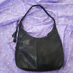 Coach Hamilton Black Leather Hobo Purse